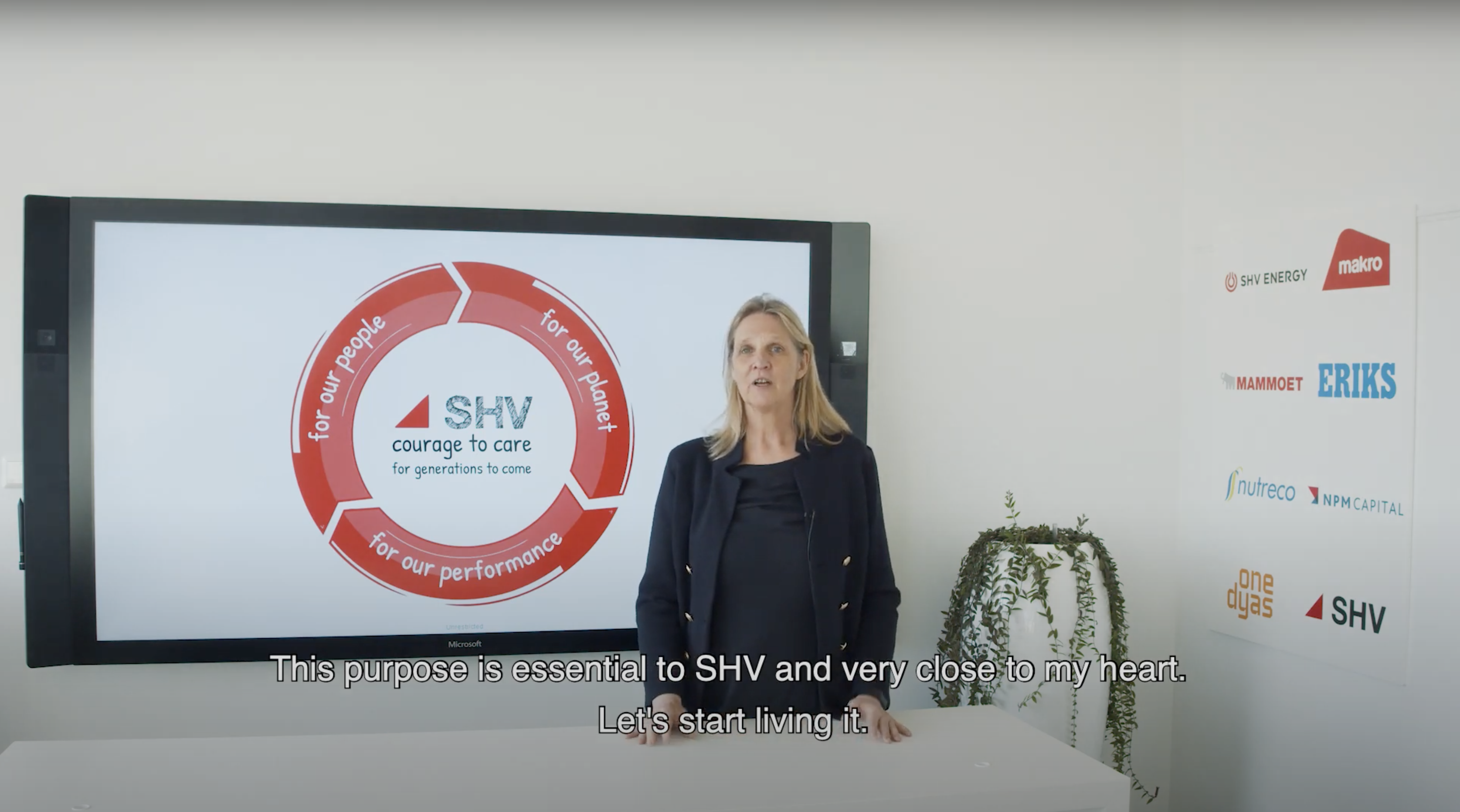 SHV video values 
